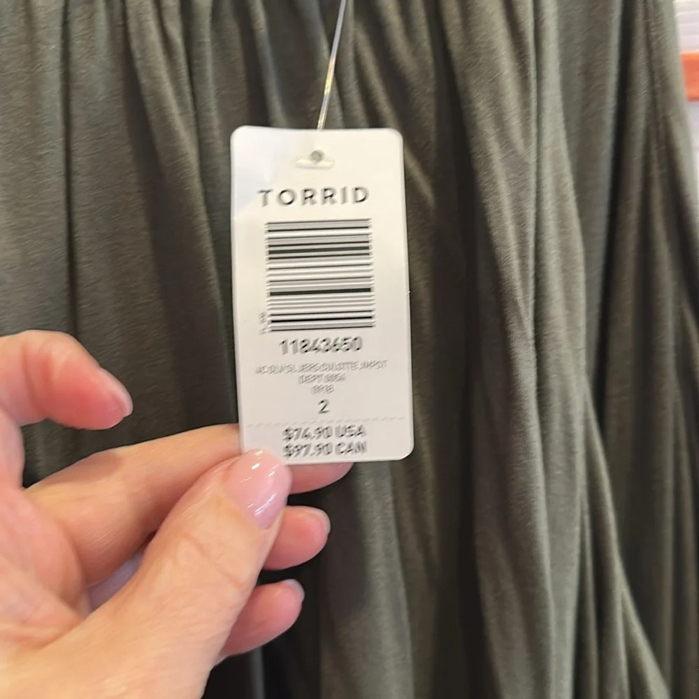 Torrid Olive Green Women's Jumpsuit - Picture 2 of 2